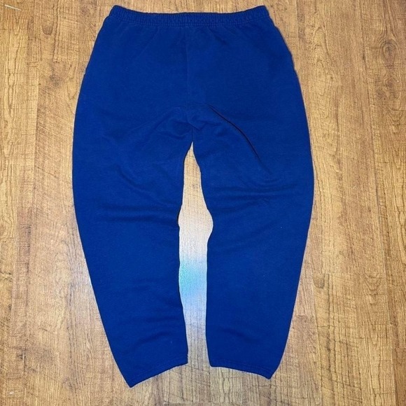Fruit of the Loom Navy Blue Fleece Sweatpants Mens XL Joggers Elastic - Picture 5 of 8